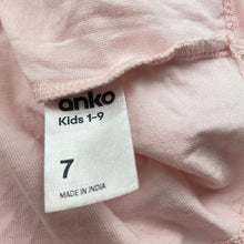 Load image into Gallery viewer, Girls Anko, pink cotton t-shirt / top, flamingo, EUC, size 7,  