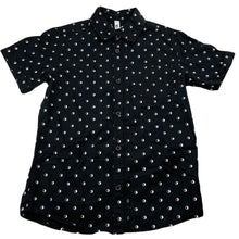 Load image into Gallery viewer, Boys KID, black &amp; white cotton short sleeve shirt, EUC, size 7,  