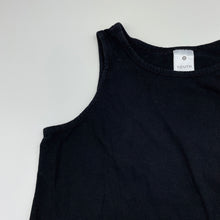 Load image into Gallery viewer, Girls Target, black cotton singlet / tank top, GUC, size 9,  