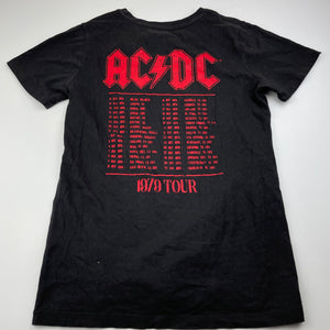 Boys ACDC, grey cotton t-shirt / top, GUC, size 10,  
