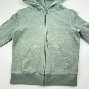 Boys Anko, cotton zip hoodie sweater, discolouration, FUC, size 4,  