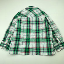 Load image into Gallery viewer, Boys George, checked cotton long sleeve shirt, FUC, size 2,  
