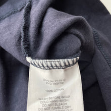Load image into Gallery viewer, Girls Cotton On, navy cotton long sleeve top, GUC, size 7,  