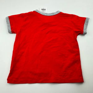 unisex Cotton On, Christmas soft feel pyjama t-shirt / top, NEW, size 2,  