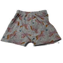 Load image into Gallery viewer, Girls Cotton On, stretchy pyjama shorts, unicorns, FUC, size 2,  