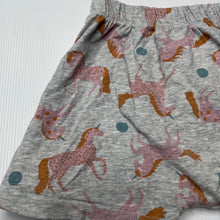 Load image into Gallery viewer, Girls Cotton On, stretchy pyjama shorts, unicorns, FUC, size 2,  
