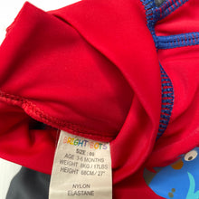 Load image into Gallery viewer, Boys BRIGHT BOTS, all-in-one rashie suit, GUC, size 00,  