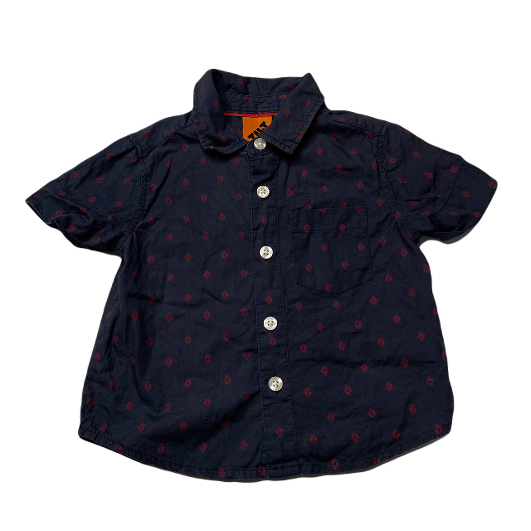 Boys Tilt, lightweight cotton short sleeve shirt, GUC, size 0,  