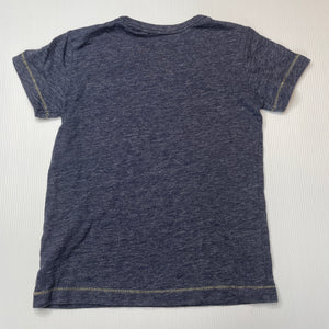 Boys Next, navy marle t-shirt / top, surf, GUC, size 2-3,  