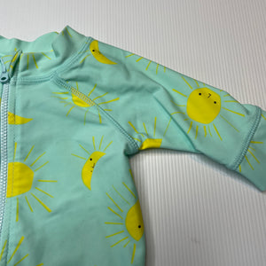 unisex Cotton On, all-in-one rashie suit, GUC, size 000,  