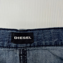 Load image into Gallery viewer, Girls DIESEL, blue denim skirt, adjustable, L: 22.5cm, EUC, size 0,  