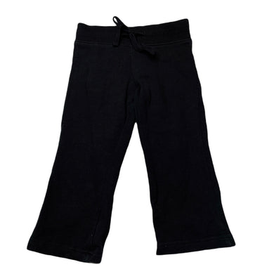 Girls Target, black cotton pants, elasticated, Inside leg: 31cm, EUC, size 1,  
