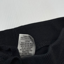 Load image into Gallery viewer, Girls Target, black cotton pants, elasticated, Inside leg: 31cm, EUC, size 1,  