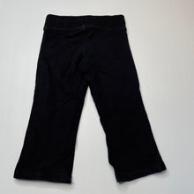 Load image into Gallery viewer, Girls Target, black cotton pants, elasticated, Inside leg: 31cm, EUC, size 1,  