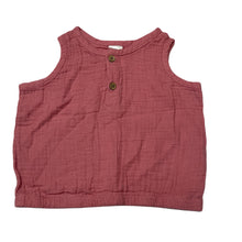 Load image into Gallery viewer, Girls Anko, pink crinkle cotton summer top, GUC, size 1,  