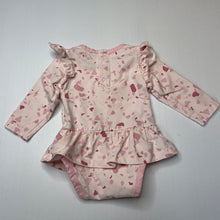 Load image into Gallery viewer, Girls Monica + Andy, organic cotton blend romper, EUC, size 00,  