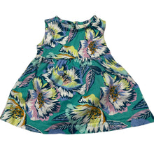 Load image into Gallery viewer, Girls Carters, floral cotton dress &amp; bloomers, EUC, size 000, L: 29cm