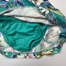 Load image into Gallery viewer, Girls Carters, floral cotton dress &amp; bloomers, EUC, size 000, L: 29cm