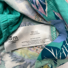 Load image into Gallery viewer, Girls Carters, floral cotton dress &amp; bloomers, EUC, size 000, L: 29cm