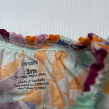 Load image into Gallery viewer, Girls Carters, lightweight cotton summer romper, EUC, size 3 months,  