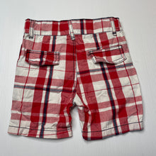 Load image into Gallery viewer, Boys RED TAG BABY, lightweight cotton shorts, adjustable, EUC, size 0,  