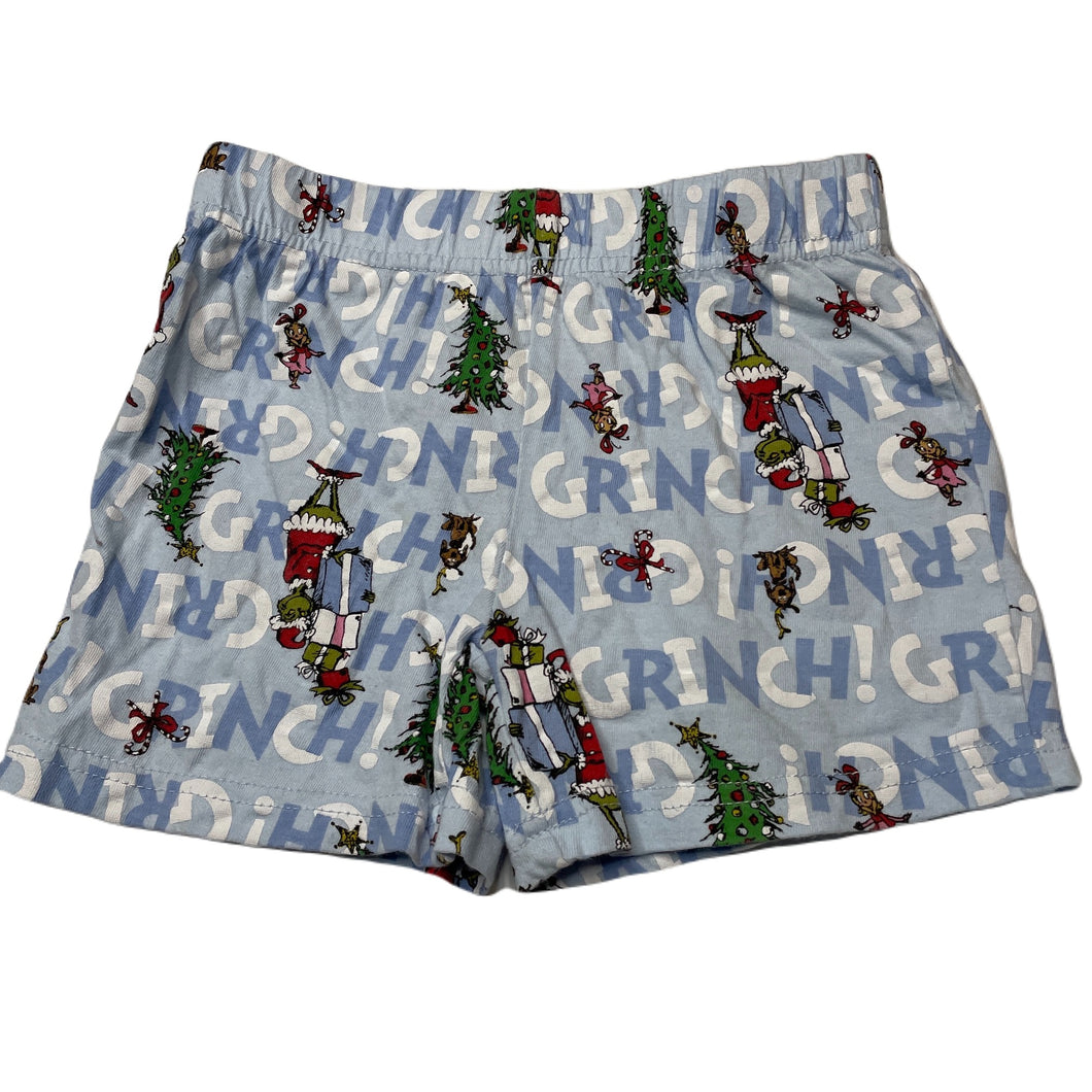 unisex Dr Seuss, The Grinch cotton pyjama shorts, elasticated, GUC, size 2,  