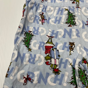 unisex Dr Seuss, The Grinch cotton pyjama shorts, elasticated, GUC, size 2,  