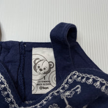 Load image into Gallery viewer, Girls Target, embroidered cotton summer top, EUC, size 1,  