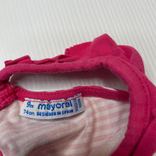 Load image into Gallery viewer, Girls Mayoral, striped stretchy summer top, GUC, size 0,  