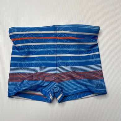 Boys Pumpkin Patch, striped swim shorts, elasticated, GUC, size 00,  