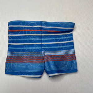 Boys Pumpkin Patch, striped swim shorts, elasticated, GUC, size 00,  