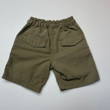 Load image into Gallery viewer, Boys Baby Baby, khaki shorts, elasticated, EUC, size 000,  