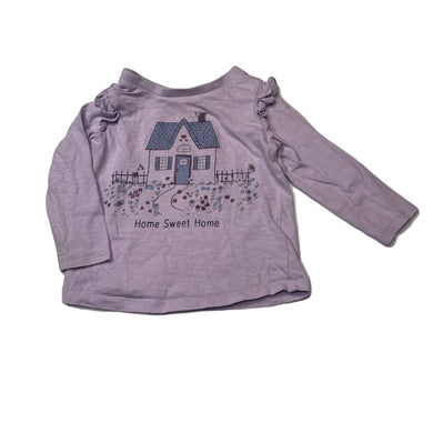 Girls Dymples, cotton long sleeve top, FUC, size 0,  