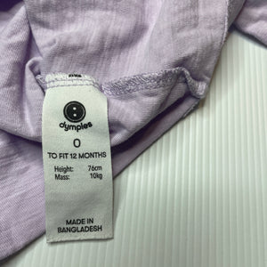 Girls Dymples, cotton long sleeve top, FUC, size 0,  
