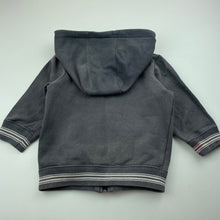 Load image into Gallery viewer, Boys Milkshake, fleece lined zip hoodie sweater, wash fade &amp; marks right sleeve, FUC, size 3,  