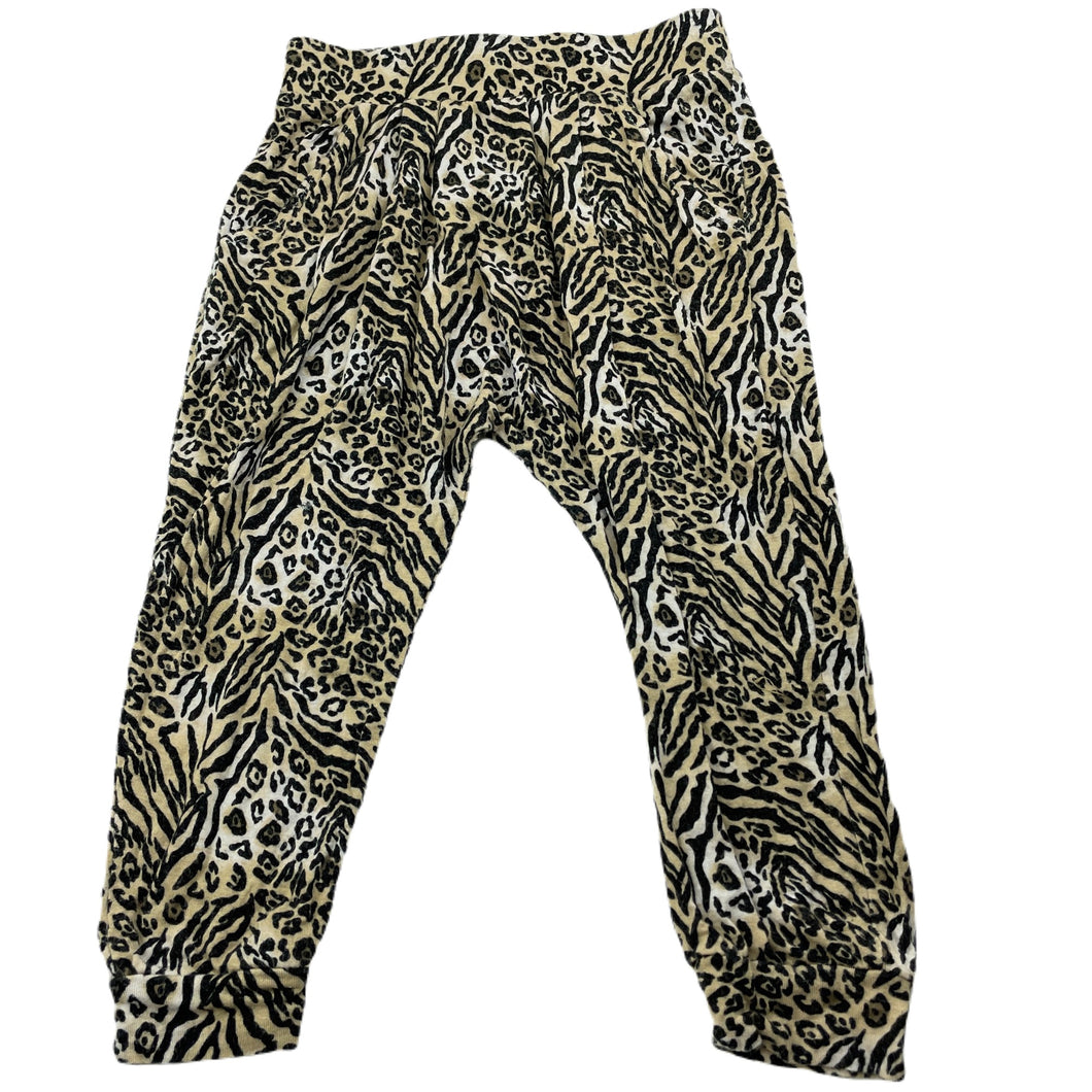 Girls Dymples, lightweight stretchy animal print pants, elasticated, EUC, size 2,  