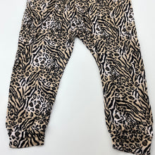 Load image into Gallery viewer, Girls Dymples, lightweight stretchy animal print pants, elasticated, EUC, size 2,  