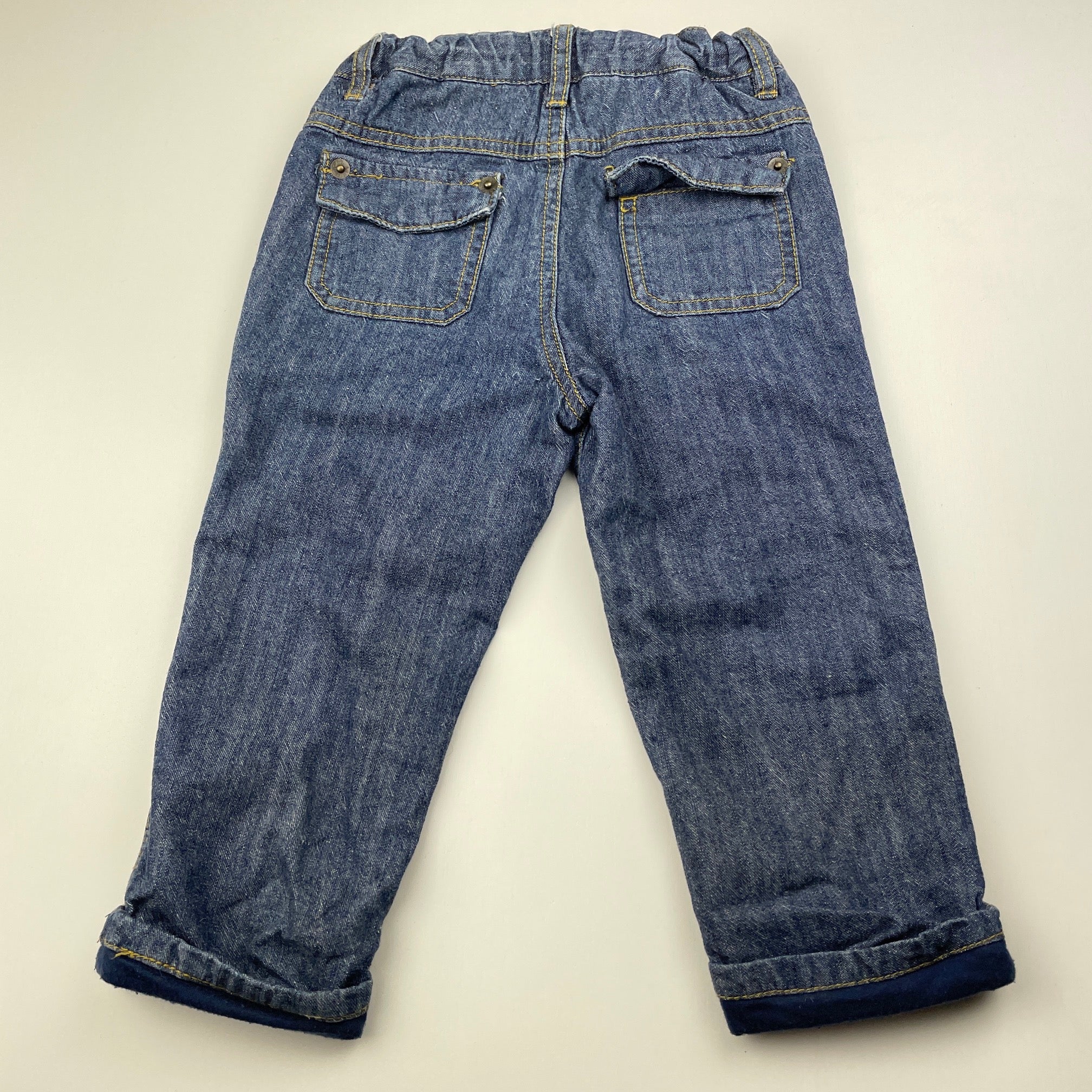 Cotton discount lined jeans