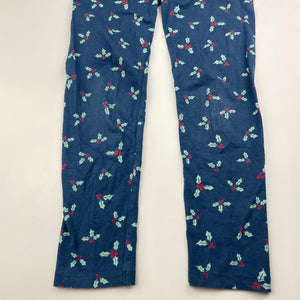 Girls Anko, Christmas leggings, holly, Inside leg: 45cm, FUC, size 7,  