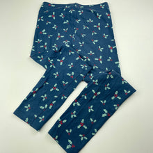 Load image into Gallery viewer, Girls Anko, Christmas leggings, holly, Inside leg: 45cm, FUC, size 7,  
