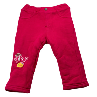 Girls PiYO, wadded casual pants, adjustable, Inside leg: 24cm, EUC, size 1,  