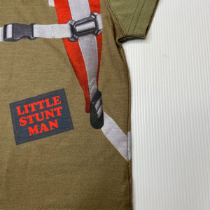 Boys Pumpkin Patch, lightweight t-shirt / top, size label removed, armpit to armpit: 25cm, FUC, size 0-1,  
