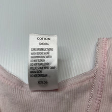 Load image into Gallery viewer, Girls Dymples, pink ribbed cotton singlet top, FUC, size 2,  