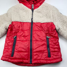 Load image into Gallery viewer, Boys Original Marines, hooded jacket / coat, mark on front, FUC, size 2-3,  