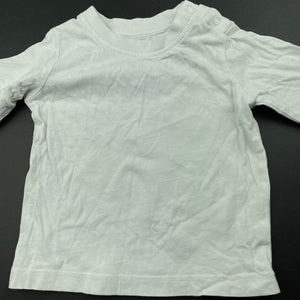 unisex Favourites, Australian cotton long sleeve top, GUC, size 0,  