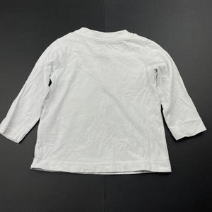 unisex Favourites, Australian cotton long sleeve top, GUC, size 0,  