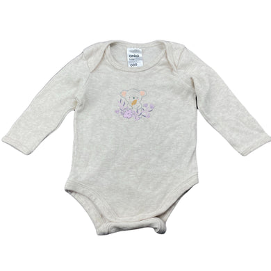 Girls Anko, soft cotton bodysuit / romper, EUC, size 000,  
