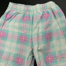 Load image into Gallery viewer, Girls Favourites, checked flannel cotton pyjama pants / bottoms, FUC, size 6,  