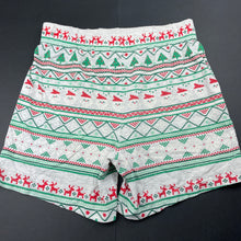 Load image into Gallery viewer, Girls Target, Christmas pyjama shorts, elasticated, GUC, size 8,  