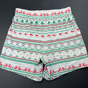 Girls Target, Christmas pyjama shorts, elasticated, GUC, size 8,  